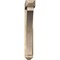 Ekena Millwork Thorton Arts and Crafts Rough Sawn Bracket w/ Offset Brace, Douglas Fir, 6"W x 36"D x 40"H BKT0604X36X40THR03RDF - alternate 4